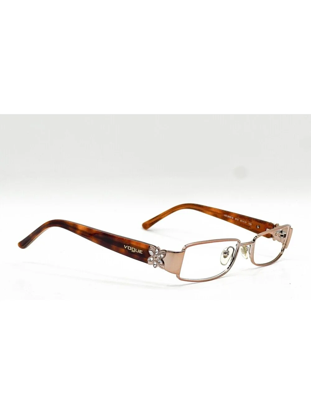 Vogue VO 3688-B 813 Orange Rectangle Authentic Eyeglass Frames 51-17